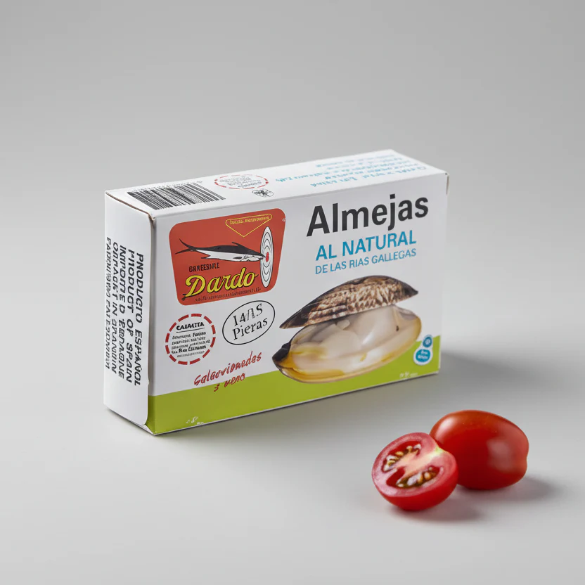 Almejas al Natural 20/30 Dardo Conserva Premium - 120ml - Image 4