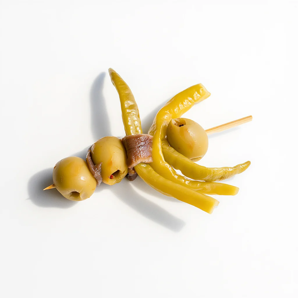 Gilda Clásica Vasca - Anchoa del Cantábrico, Aceituna y Piparra - Image 3