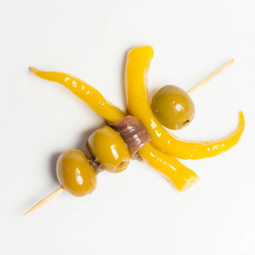 Gilda Clásica Vasca - Anchoa del Cantábrico, Aceituna y Piparra - Image 6