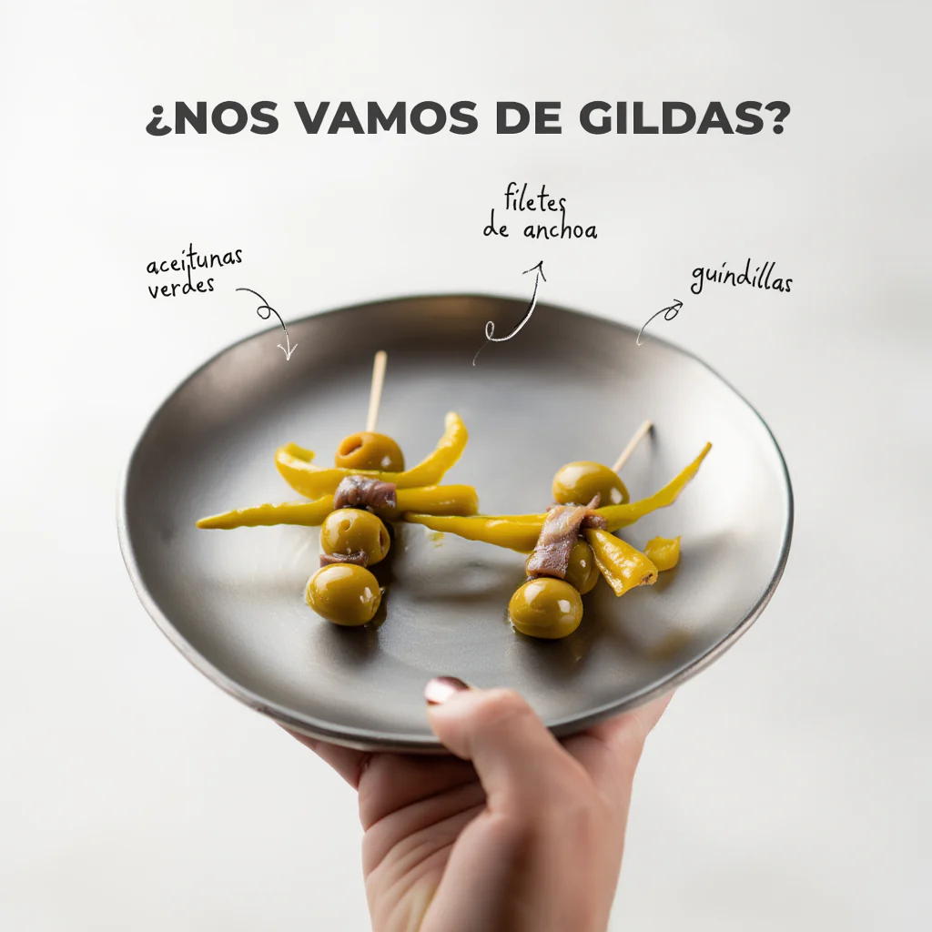 Gilda Clásica Vasca - Anchoa del Cantábrico, Aceituna y Piparra - Image 7