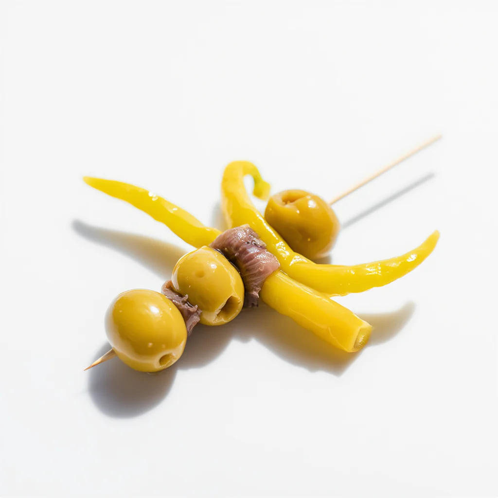Gilda Clásica Vasca - Anchoa del Cantábrico, Aceituna y Piparra - Image 8